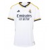Maillot de foot Real Madrid David Alaba #4 Domicile vêtements Femmes 2023-24 Manches Courtes